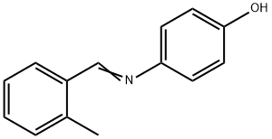 4-[(2-methylbenzylidene)amino]phenol Struktur