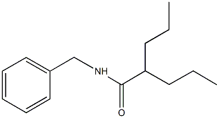 N-benzyl-2-propylpentanamide Struktur