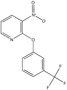 3-nitro-2-[3-(trifluoromethyl)phenoxy]pyridine Struktur