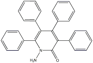 1-amino-3,4,5,6-tetraphenyl-2(1H)-pyridinone Struktur