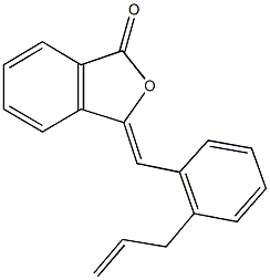 3-(2-allylbenzylidene)-2-benzofuran-1(3H)-one Struktur