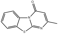 2-methyl-4H-pyrimido[2,1-b][1,3]benzothiazol-4-one Struktur