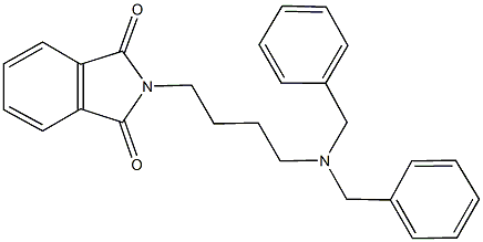 2-[4-(dibenzylamino)butyl]-1H-isoindole-1,3(2H)-dione Struktur