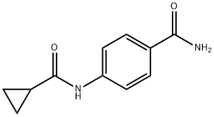 4-[(cyclopropylcarbonyl)amino]benzamide Struktur