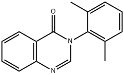 3-(2,6-dimethylphenyl)-4(3H)-quinazolinone Struktur