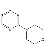 2-methyl-4-(4-morpholinyl)-1,3,5-triazine Struktur