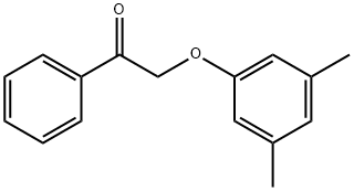 2-(3,5-dimethylphenoxy)-1-phenylethanone Struktur