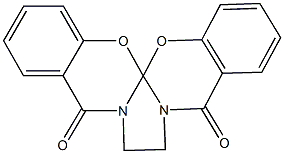 7,8-dihydro-5H,10H-[1,3]benzoxazino[2',3':2,3]imidazo[2,1-b][1,3]benzoxazine-5,10-dione Struktur