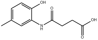 4-(2-hydroxy-5-methylanilino)-4-oxobutanoic acid Struktur