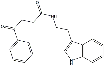 N-[2-(1H-indol-3-yl)ethyl]-4-oxo-4-phenylbutanamide Struktur