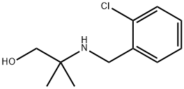 2-[(2-chlorobenzyl)amino]-2-methyl-1-propanol Struktur