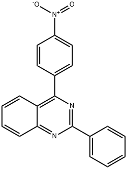 4-{4-nitrophenyl}-2-phenylquinazoline Struktur