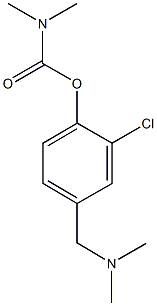 2-chloro-4-[(dimethylamino)methyl]phenyl dimethylcarbamate Struktur