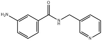 3-amino-N-(3-pyridinylmethyl)benzamide Struktur