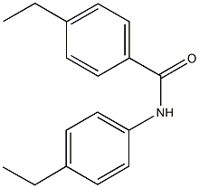 4-ethyl-N-(4-ethylphenyl)benzamide Struktur