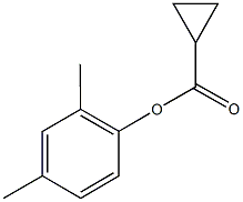 2,4-dimethylphenyl cyclopropanecarboxylate Struktur