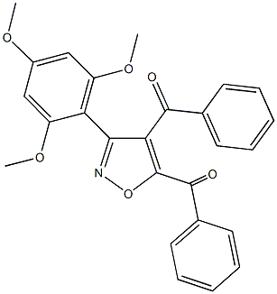 [5-benzoyl-3-(2,4,6-trimethoxyphenyl)isoxazol-4-yl](phenyl)methanone Struktur