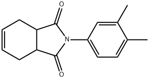 2-(3,4-dimethylphenyl)-3a,4,7,7a-tetrahydro-1H-isoindole-1,3(2H)-dione Struktur