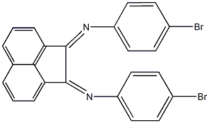 N-(4-bromophenyl)-N-(2-[(4-bromophenyl)imino]-1(2H)-acenaphthylenylidene)amine Struktur