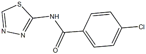 4-chloro-N-(1,3,4-thiadiazol-2-yl)benzamide Struktur