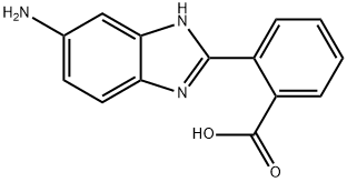 2-(5-amino-1H-benzimidazol-2-yl)benzoic acid Struktur