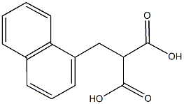 2-(1-naphthylmethyl)malonic acid Struktur