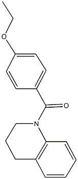 1-(4-ethoxybenzoyl)-1,2,3,4-tetrahydroquinoline Struktur