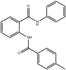 2-[(4-methylbenzoyl)amino]-N-phenylbenzamide Struktur