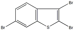 2,3,6-tribromo-1-benzothiophene Struktur