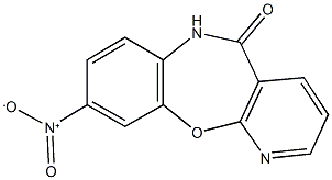 9-nitropyrido[2,3-b][1,5]benzoxazepin-5(6H)-one Struktur