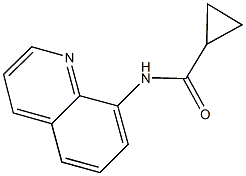 N-(8-quinolinyl)cyclopropanecarboxamide Struktur