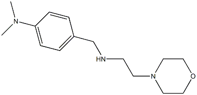 N-[4-(dimethylamino)benzyl]-N-[2-(4-morpholinyl)ethyl]amine Struktur