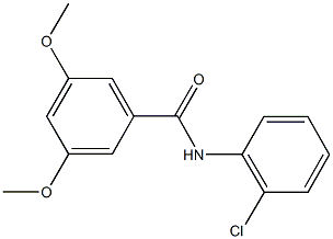 N-(2-chlorophenyl)-3,5-dimethoxybenzamide Struktur