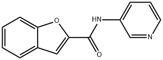 N-(3-pyridinyl)-1-benzofuran-2-carboxamide Struktur