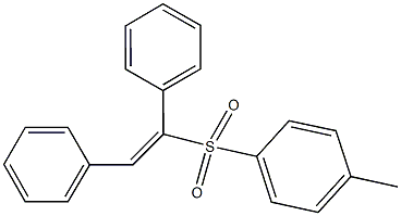 1,2-diphenylvinyl 4-methylphenyl sulfone Struktur