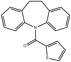 5-(2-thienylcarbonyl)-10,11-dihydro-5H-dibenzo[b,f]azepine Struktur