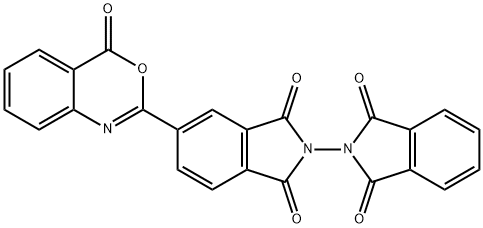 5-(4-oxo-4H-3,1-benzoxazin-2-yl)-2,2'-bis[1H-isoindole-1,3(2H)-dione] Struktur