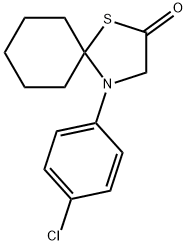 4-(4-chlorophenyl)-1-thia-4-azaspiro[4.5]decan-2-one Struktur