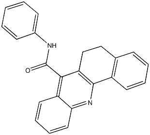 N-phenyl-5,6-dihydrobenzo[c]acridine-7-carboxamide Struktur