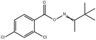 3,3-dimethyl-2-butanone O-(2,4-dichlorobenzoyl)oxime Struktur