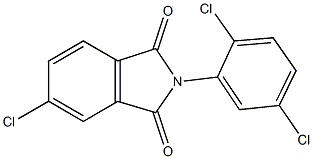 5-chloro-2-(2,5-dichlorophenyl)-1H-isoindole-1,3(2H)-dione Struktur