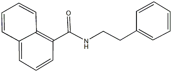 N-(2-phenylethyl)-1-naphthamide Struktur