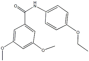 N-(4-ethoxyphenyl)-3,5-dimethoxybenzamide Struktur