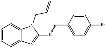 N-(1-allyl-1H-benzimidazol-2-yl)-N-(4-bromobenzylidene)amine Struktur