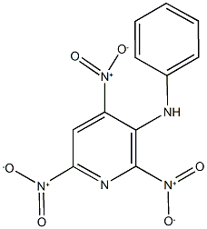 3-anilino-2,4,6-trisnitropyridine Struktur