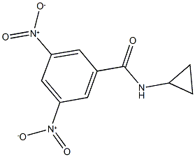 N-cyclopropyl-3,5-dinitrobenzamide Struktur