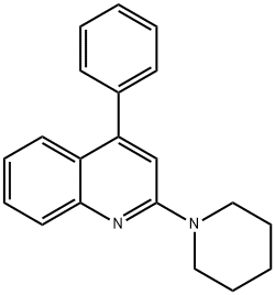 4-phenyl-2-(1-piperidinyl)quinoline Struktur