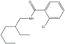 2-chloro-N-(2-ethylhexyl)benzamide Struktur