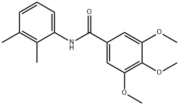 N-(2,3-dimethylphenyl)-3,4,5-trimethoxybenzamide Struktur