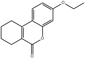 3-ethoxy-7,8,9,10-tetrahydro-6H-benzo[c]chromen-6-one Struktur